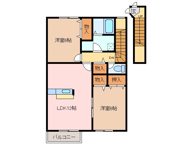 ダンブランセ　Ｃ棟の物件間取画像