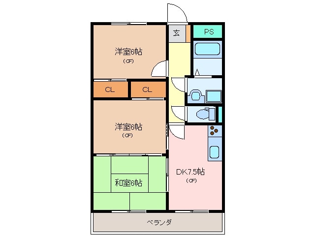 ラフィネ・ドミールの物件間取画像