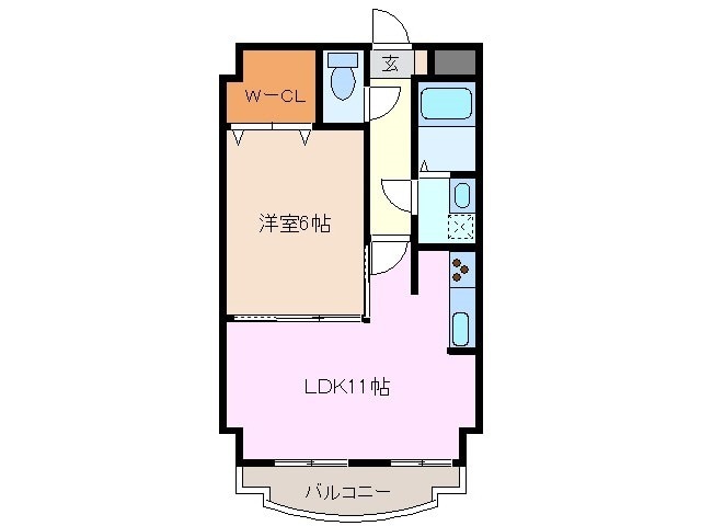 桜駅 徒歩11分 2階の物件間取画像