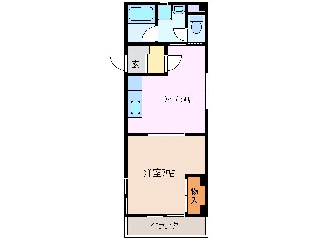 日永駅 徒歩11分 2階の物件間取画像