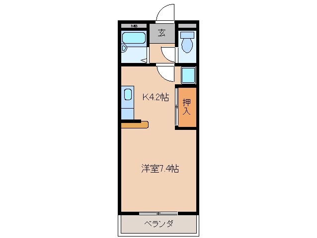 コンフォースの物件間取画像