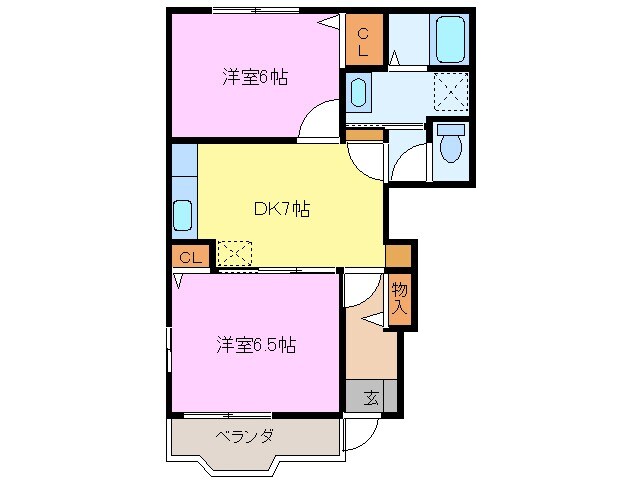 アムールの物件間取画像