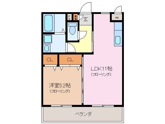 サンタプレイスの物件間取画像