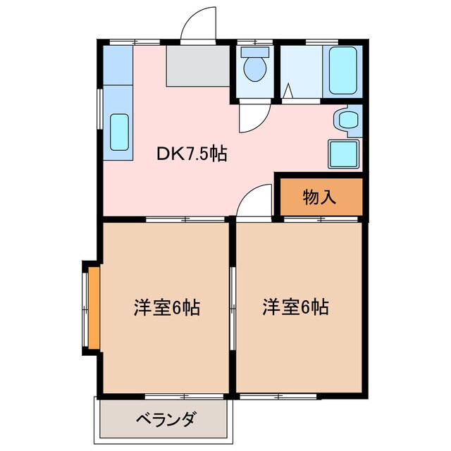 メゾンドフーインの物件間取画像