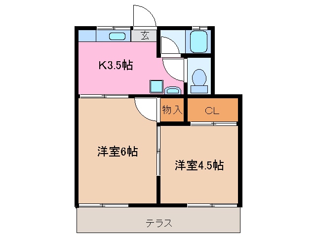 高橋マンションの物件間取画像