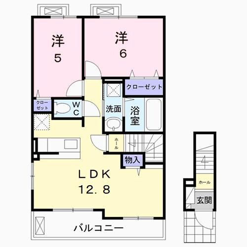 エスターテの物件間取画像