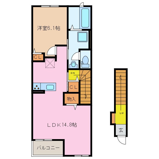 ニューサンパークⅡの物件間取画像