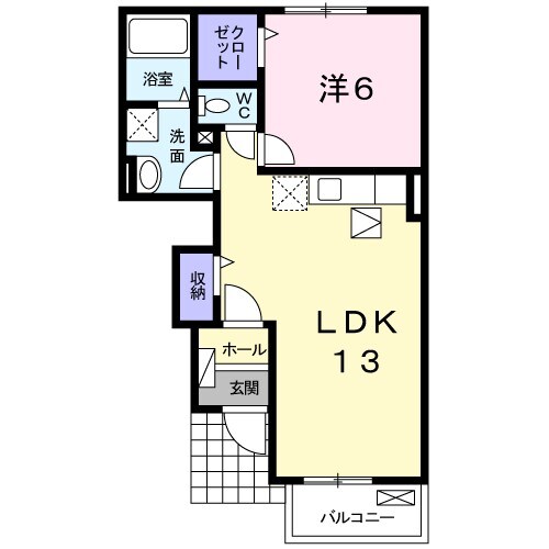 内部駅 徒歩5分 1階の物件間取画像