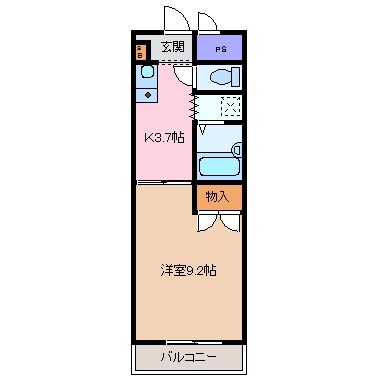 ヴェルドミールの物件間取画像