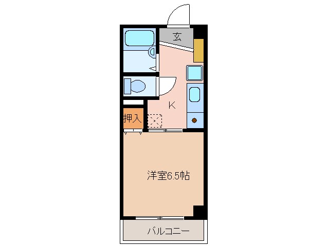 近鉄四日市駅 徒歩10分 3階の物件間取画像