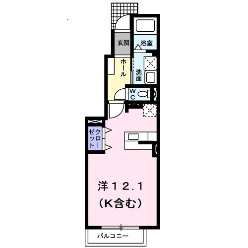 伊勢松本駅 徒歩9分 1階の物件間取画像