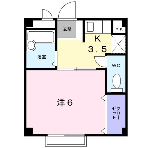 川原町駅 徒歩12分 1階の物件間取画像