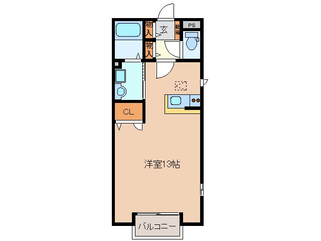 四日市駅 徒歩14分 1階の物件間取画像