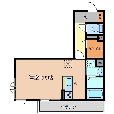 霞ケ浦駅 徒歩12分 3階の物件間取画像