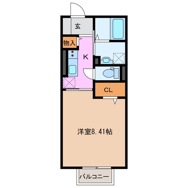 ＤーｒｏｏｍＹＨの物件間取画像