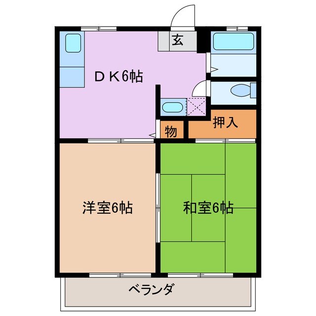 オルゴールの物件間取画像