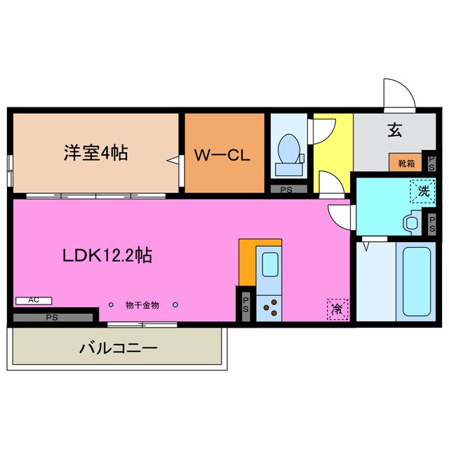 ディーシャンブル八田Ⅱの物件間取画像