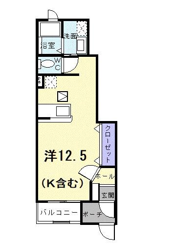 ソレアードＩ　Ｃ棟の物件間取画像