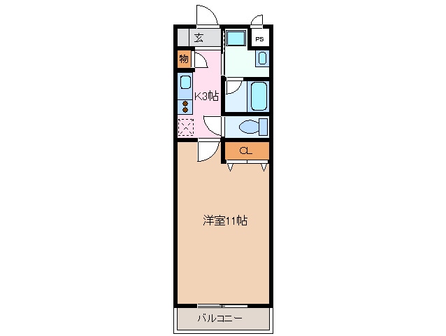 セレッソＩＫＵＷＡの物件間取画像