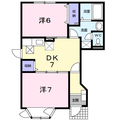 サンヒルズ大谷Ⅰの物件間取画像