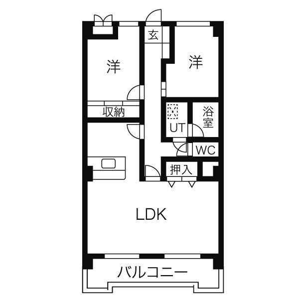 アルカディア長久手の物件間取画像