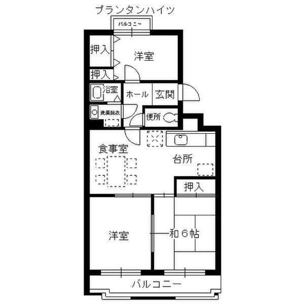 プランタンハイツの物件間取画像