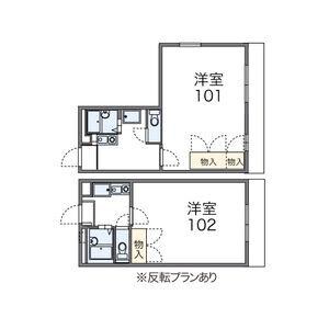 レオパレス白鳳の物件間取画像