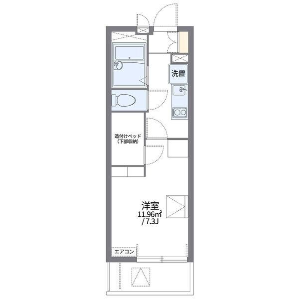 レオパレスKEIKOの物件間取画像