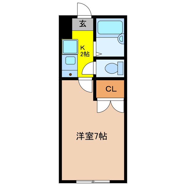 リヴハイツAの物件間取画像