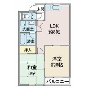 グリーンピア長久手B棟の物件間取画像