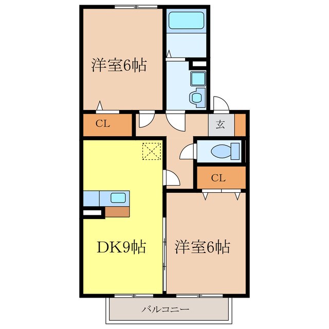 グリーン　ヒルの物件間取画像