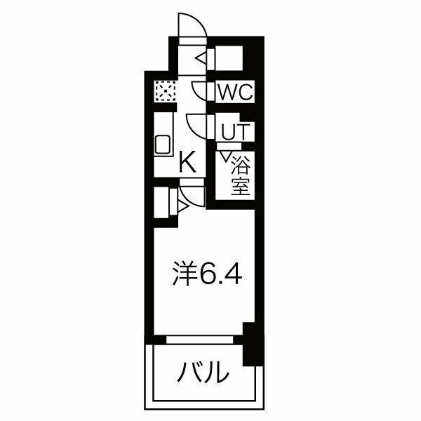 メイクス名駅南Ⅱの物件間取画像