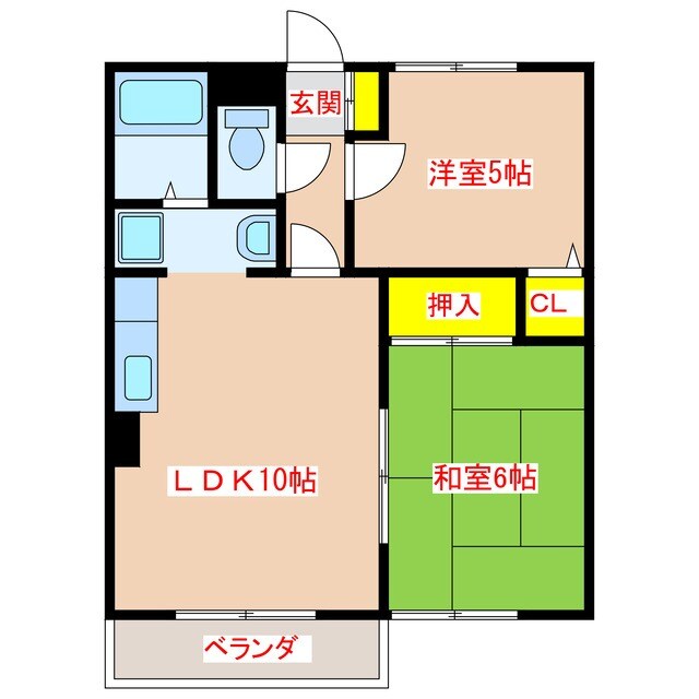 アメニティ大口の物件間取画像