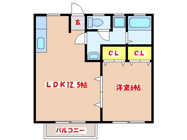 ランバーＧの物件間取画像