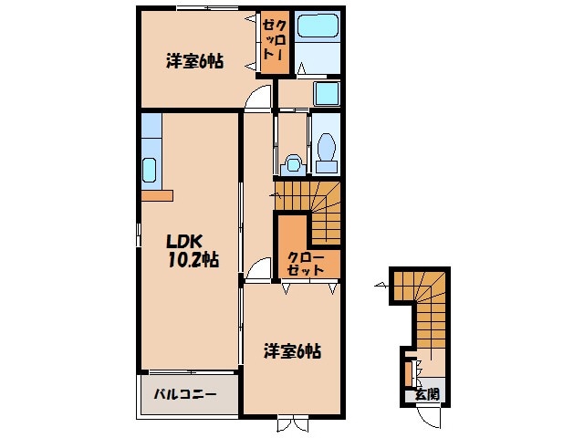 Ｙ’ｓコート壱番館　Ⅲの物件間取画像