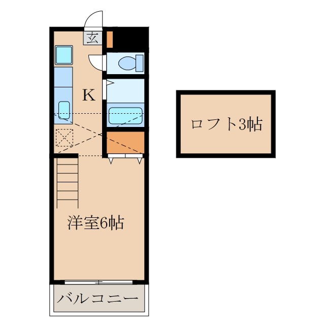 グリーンコーポ水ヶ迫の物件間取画像