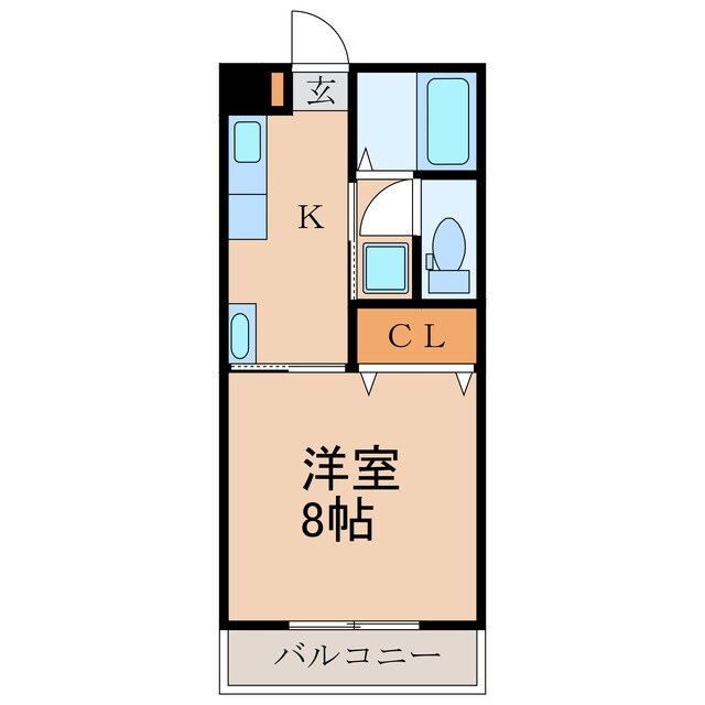 西山寿マンションの物件間取画像