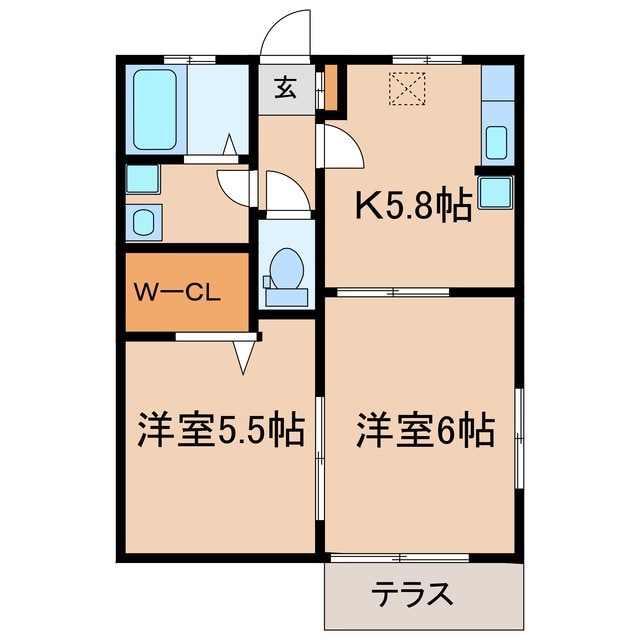 サンフラワー寿の物件間取画像