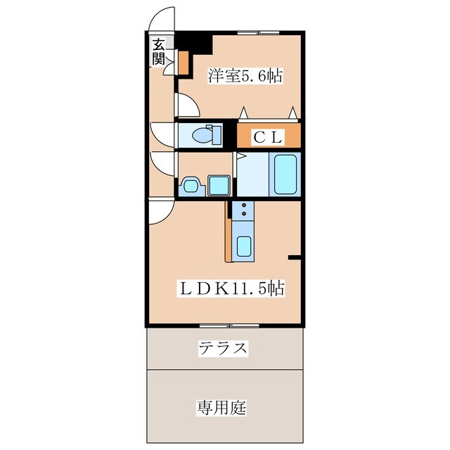 ヴェルデゾーナ泉ヶ丘の物件間取画像