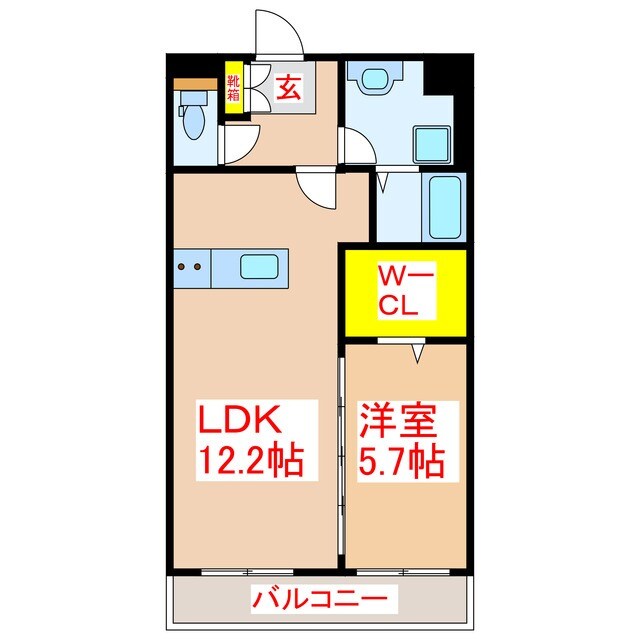 ＭＲ姶良Ⅲの物件間取画像