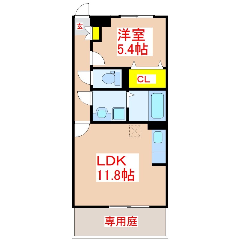 Ｓｕｎｆｌｏｗｅｒ　Ｍａｐｌｅ　平松の物件間取画像