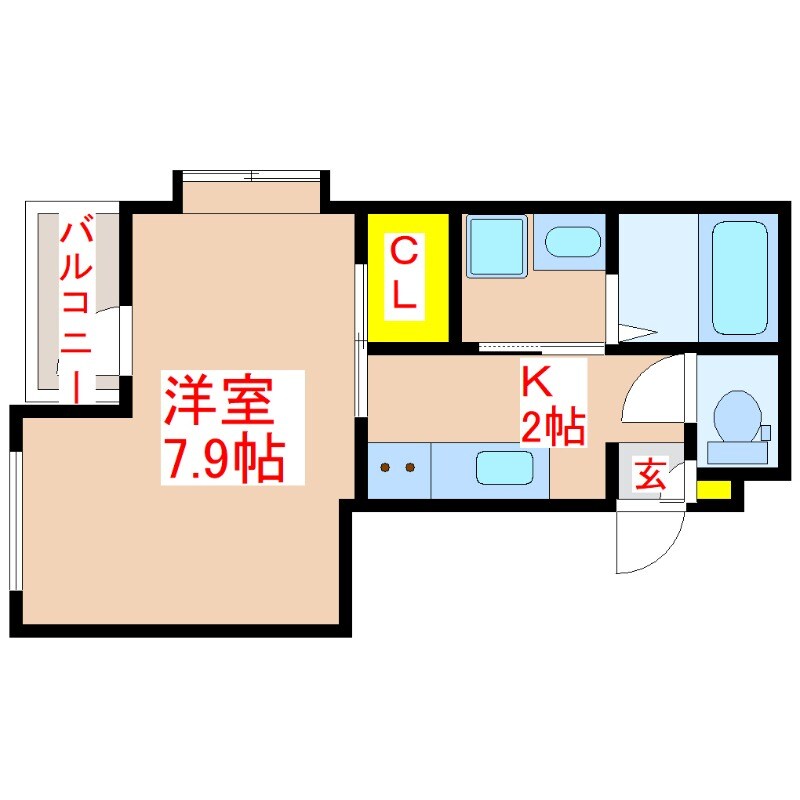 Forsia9の物件間取画像