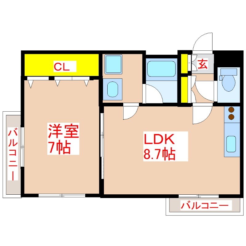 M3ビルの物件間取画像