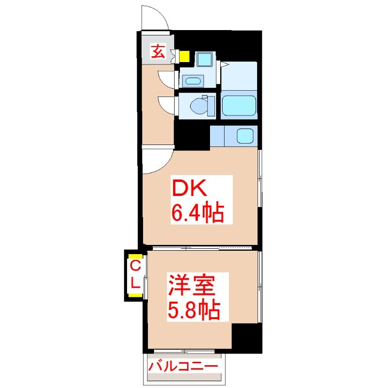 Ｋ’ｓＣｏｕｒｔ騎射場の物件間取画像