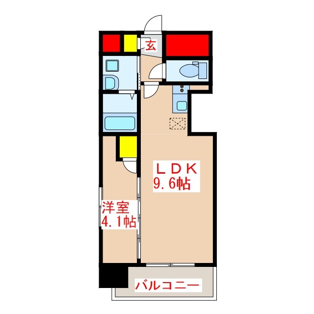 Ｕｎｉｔｏｗｅｒ鹿児島中央の物件間取画像