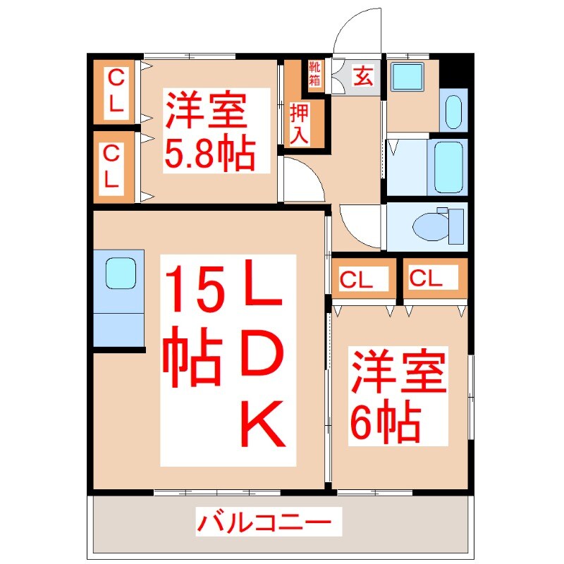 グリンピア原重の物件間取画像