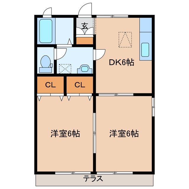 ナチュール清和の物件間取画像