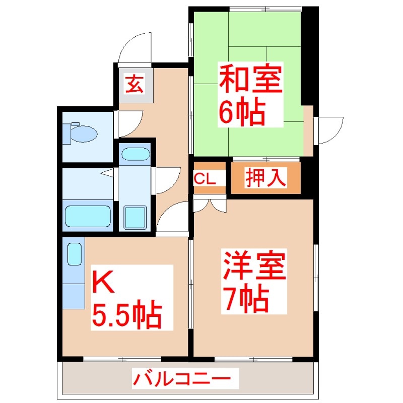 キャンパスコアの物件間取画像