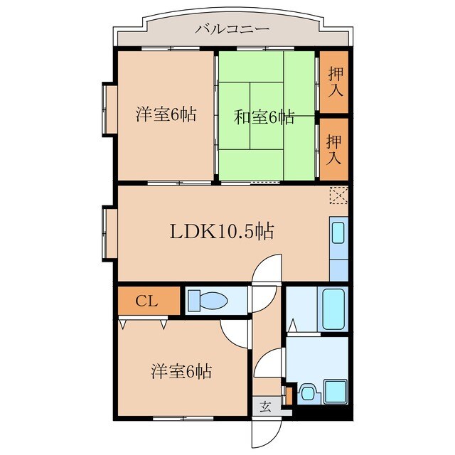 マンション・エムの物件間取画像