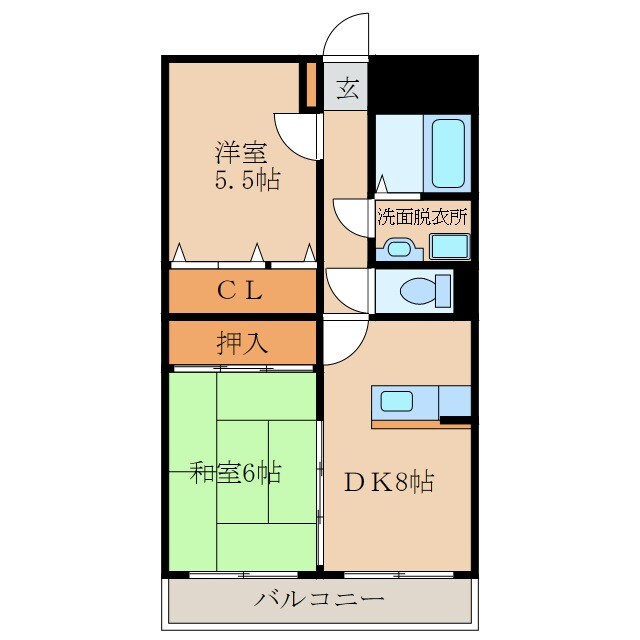 ラ・ヴェリテ山王の物件間取画像